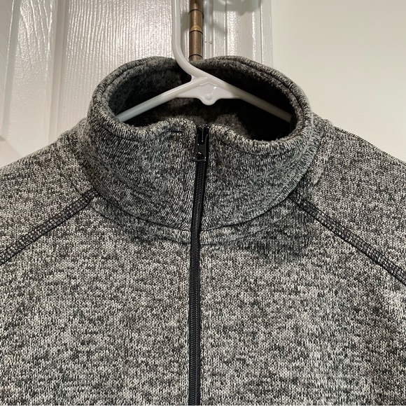 Eddie Bauer gray long sleeve quarter zip athletic pullover long sleeves M - Picture 4 of 12